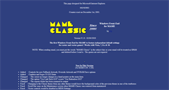 Desktop Screenshot of mameclassic.mameworld.info