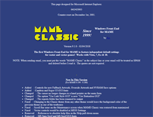Tablet Screenshot of mameclassic.mameworld.info