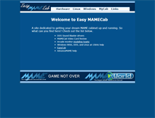 Tablet Screenshot of easymamecab.mameworld.info